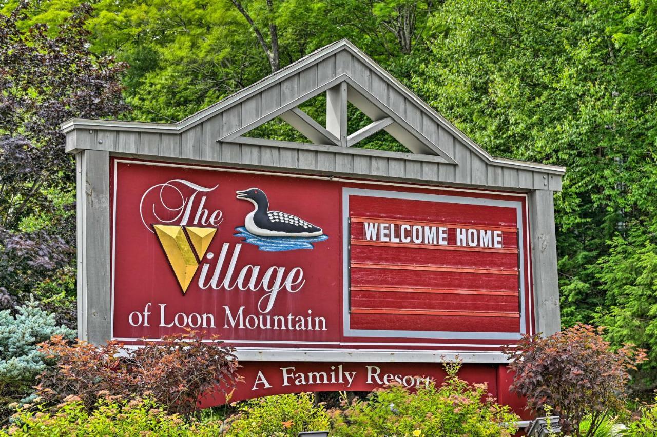 Village Of Loon Mtn Condo With Fireplace And Balcony! Lincoln Exteriör bild